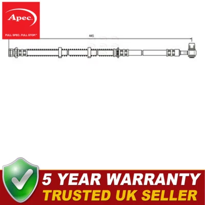 Manguera de freno delantera APEC se adapta a Land Rover Freelander 1998-2006 Range 2002-2012 Foto 1 de 2