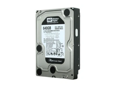 Western Digital 640 GB 3.5-Inch, 32 MB Cache, 7200 RPM SATA II Bulk/OEM HD - Image 1 of 2