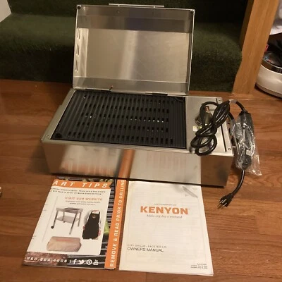 Kenyon B70200 City Grill Portable Stainless Steel Single Burner 120V No Box READ - Image 1 of 4