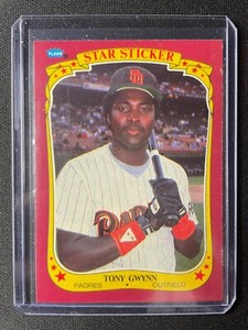 1986 Fleer Star Stickers Tony Gwynn #50 Padres!!!