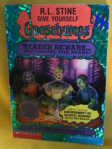 Give Yourself Goosebumps 19 Escape From Camp Run-For-Your-Life RL Stine 1997 - Imagen 1 de 3