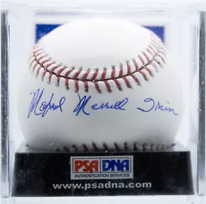 MONTE IRVIN - AUTOGRAPHED SIGNED BASEBALL - Picture 1 of 7