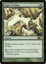 1 x Might of Oaks - M10 - LP - Magic The Gathering - MTG