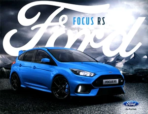 Ford Focus RS Softback Sales Brochure - 14 pgs - Aug 2016 - FA1543/4 - Picture 1 of 6