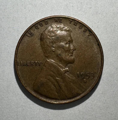 1953 D Lincoln Wheat Penny Good Condition - Image 1 of 3