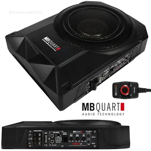 MB Quart QB251A 25cm aktiv Untersitz-Subwoofer Auto Bassreflex Aktivsub 300 Watt - Bild 1 von 1