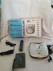 Kenwood DPC-MP922 Portable CD Player MP3/WMA Discman With Car Adapter Kit - Picture 1 of 12