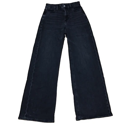 American Eagle Jeans Womens Size 000 Reg Curvy Super High Rise Wide Leg (Flaw) - Image 1 of 4