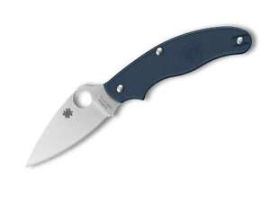 Spyderco UK Penknife Blue Lightweight CPM SPY27 PlainEdge Klappmesser ✔️01SP1243
