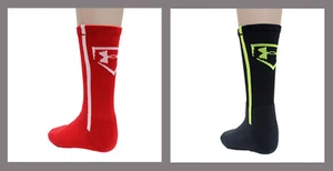 Under Armour ~ HeatGear ArmourBlock™ Baseball Crew Socks $13 NWT - Picture 1 of 5