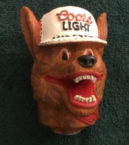 Coors Light Redneck Wolf Trucker Beer Tap Handle Werewolf - Imagen 1 de 4