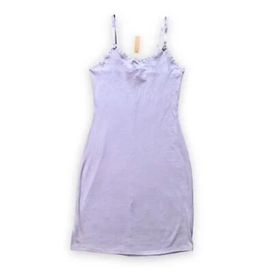 SKIMS Spitzen Pointelle Mini-Schlupfkleid Lavendel Neu mit Etikett Größe 4X - Bild 1 von 7