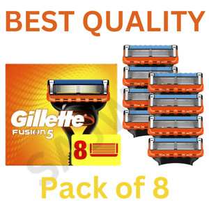 8PCS Shaving Razor Blades Refills Compatible for Gillette Fusion 5 Proglide UK