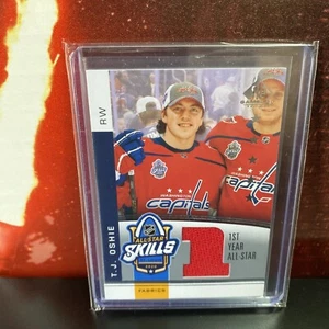 2020-21 Upper Deck SP Game Used TJ Oshie NHL All-Star Skills Fabrics 1st Year - Picture 1 of 1