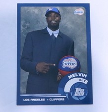 2002-03 Topps Los Angeles Clippers Basketball Card #196 Melvin Ely Rookie