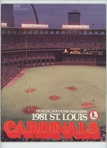 St. Louis Cardinals 1981 Program - Picture 1 of 2