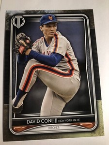 2020 Topps Tribute Jumbo 5x7 David Cone Mets 7 21/49
