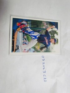 2010 Topps Paolo Espino signed Baseball Card