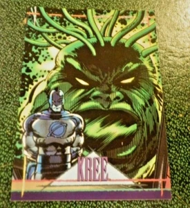 1993 Marvel Universum IV Karte #125 Kree KOSTENLOSER VERSAND - Bild 1 von 2