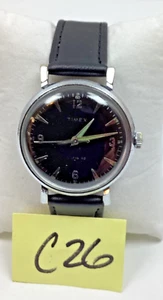 1959 Men Timex Viscount 37MM Automatic M29 Watch 40171 New Band Serviced - Picture 1 of 11