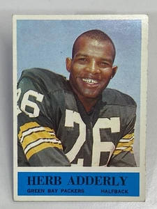 1964 Philadelphia Football HERB ADDERLY #71 Rookie RC Green Bay Packers - Picture 1 of 2