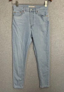Levi’s Wedgie Skinny Jeans 28 Light Wash High Rise Stretch Vintage Fit Denim - Picture 1 of 12
