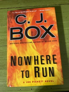 C. J. Box Nowhere To Run Joe Pickett Series Hard Cover DJ Near Like New - Imagen 1 de 10
