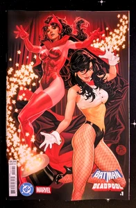 Batman / Deadpool #1 Mark Brooks Bruja Escarlata Zatanna Variante de Culata Casi Nuevo - Imagen 1 de 1