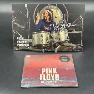 Pink Floyd at Pompeii MCMLXXII 2 CD Nick Mason Signed Postcard Art Card New - Picture 1 of 2