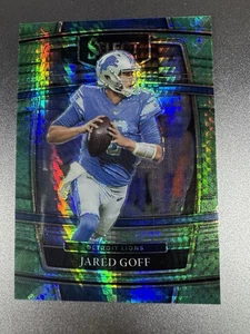 2021 Panini Select Jared Goff Green Prizm Concourse #13 /89 Detroit Lions - Bild 1 von 7