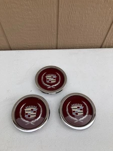 CADILLAC CENTER CAPS (4.5") (J) 50% OF LISTED PRICE THROUGH MAKE OFFER! - Picture 1 of 6