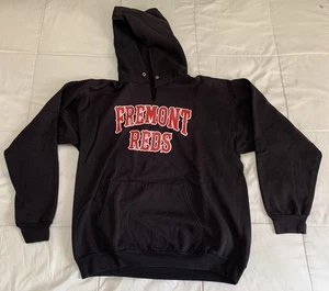 Hells Angels Fremont Reds Hoodie Sweatshirt Very Well Worn Fremont, California - Picture 1 of 11