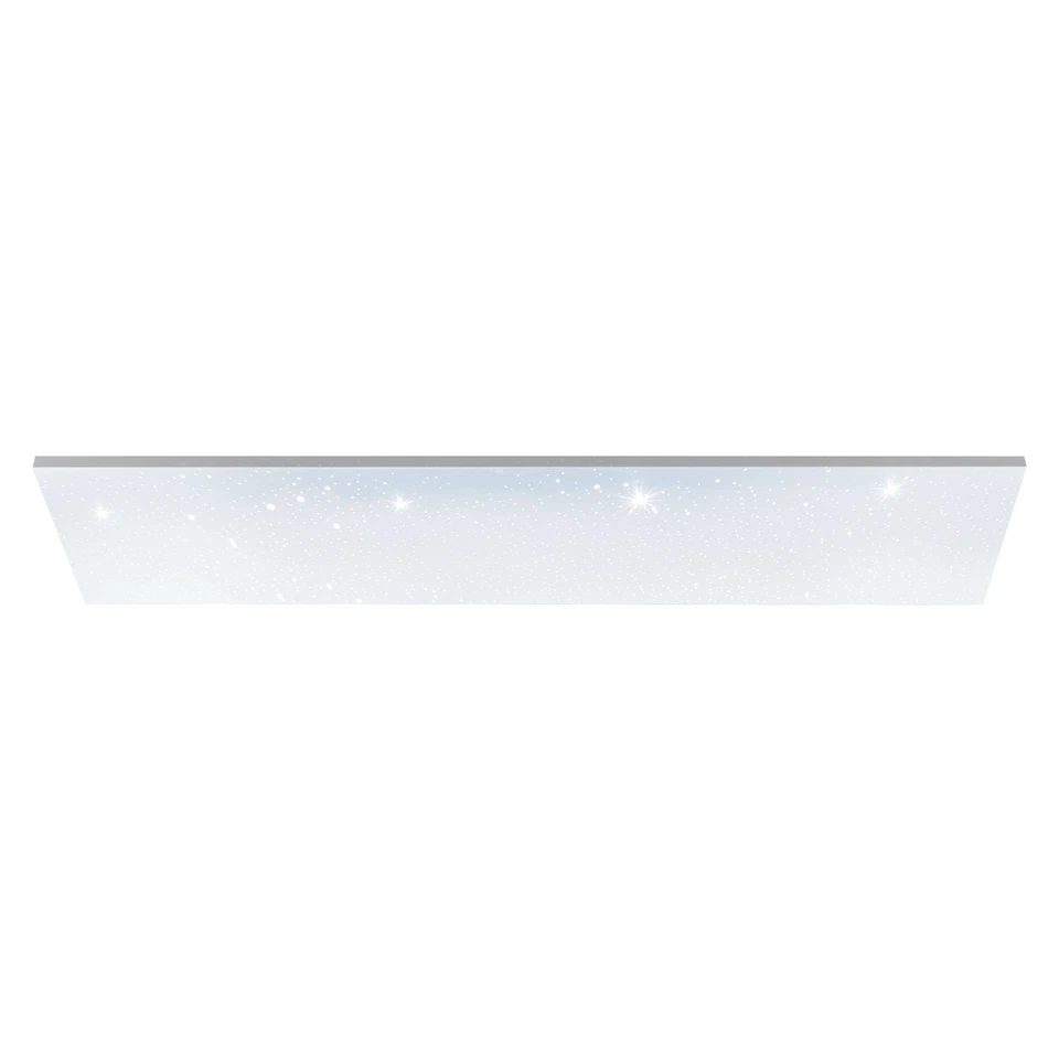 LED Panel Deckenlampe für Büro und Küche Kristall Deckenleuchte Weiß 100x24 cm - Bild 1 von 4