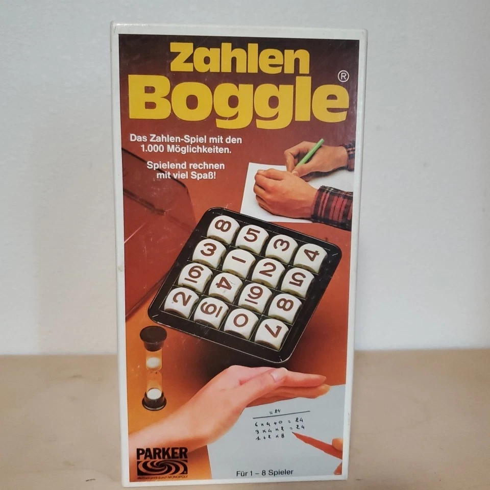 Vintage German Zahlen (Numbers) Boggle  - Parker Bros. 1981 Never Used  - Image 1 of 4