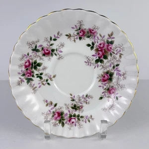 Royal Albert Lavender Rose Bone China Untertasse 5,5" England Rosa Rosen Goldrand - Bild 1 von 4