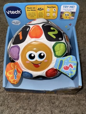 NEW VTech 5091 Bright Lights Soccer Ball 6-36 Months Baby Toddler Toy  - Image 1 of 4