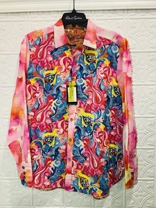 Robert Graham Limited Edition Coral Twist, 3XL - Bild 1 von 14