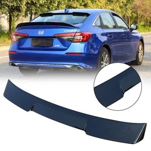 Rear Roof Spoiler Wing ABS For 22-24 Honda Civic 11th Sedan Gloss Black - Picture 1 of 17