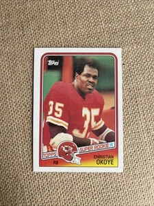 1988 Topps Christian Okoye #363 Rookie - Picture 1 of 2