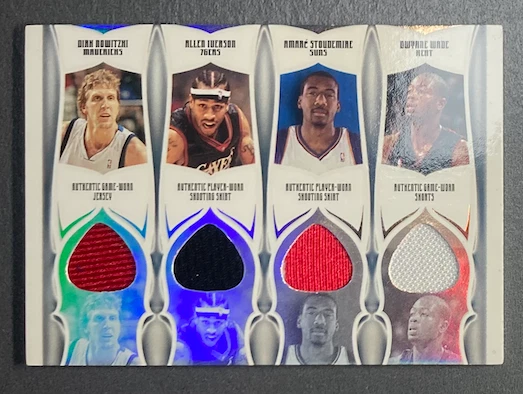 PIERCE / NOWITKI / IVESON /BRYANT 2005-06 Topps Luxury Box 7 jerseys 054/140 - Photo 1/2