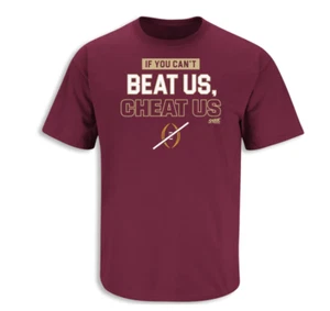 If You Can't Beat Us Cheat Us Cardinal T-Shirt Florida State Football Fan S-5X - Picture 1 of 3