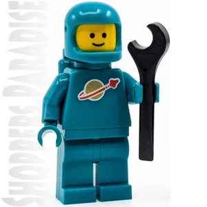 LEGO NEW Classic TEAL Spaceman Minifigure from Vending Machine #21358 - In Hand - Picture 1 of 2