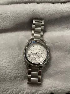 Michael Kors Silver Watch Blair Model 5165 - Picture 1 of 6