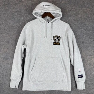 Rowing Blazers X Brooklyn Nets NBA Hoodie Mens Medium French Terry Collab Rare - Picture 1 of 14