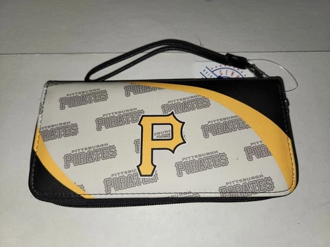 Pittsburgh Pirates Curve Zip Organizer Ladies Wallet Cover