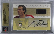 2006-07 ITG Ultimate Memorabilia 7th Edition Stick & Silver /50 Guy Lafleur Auto