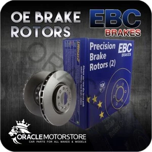 NEW EBC OE PREMIUM FRONT DISCS PAIR BRAKING DISCS OE QUALITY - D884 - Picture 1 of 1