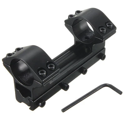 Dual Ring 1" /25.4mm High Profile Scope Mount Bracket Holder 11mm Rail Dovetail - Image 1 of 4