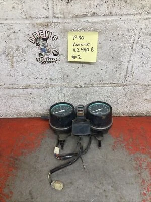 Kawasaki KZ440b KZ 440 B 1980 velocímetro velocímetro clúster Foto 1 de 4