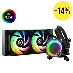 EK Water Blocks EK-Nucleus AIO CR240 Lux D-RGB Komplett-Wasserkühlung - Afbeelding 1 van 3